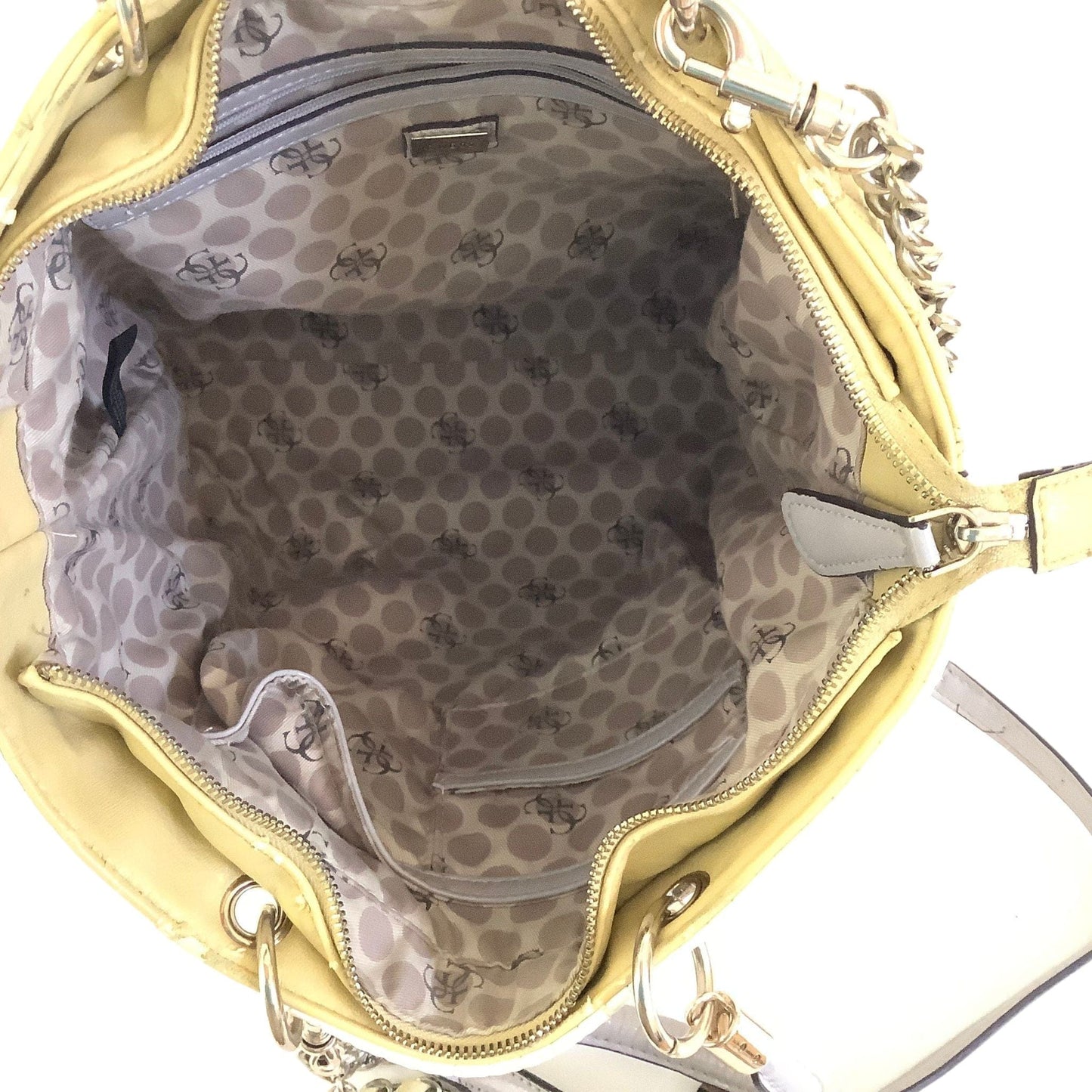 Quilted Yellow Tote Bag