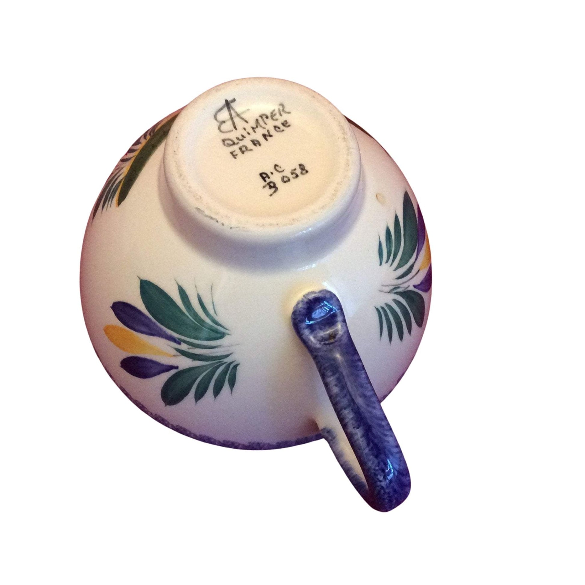 Quimper Man Coffee Cups