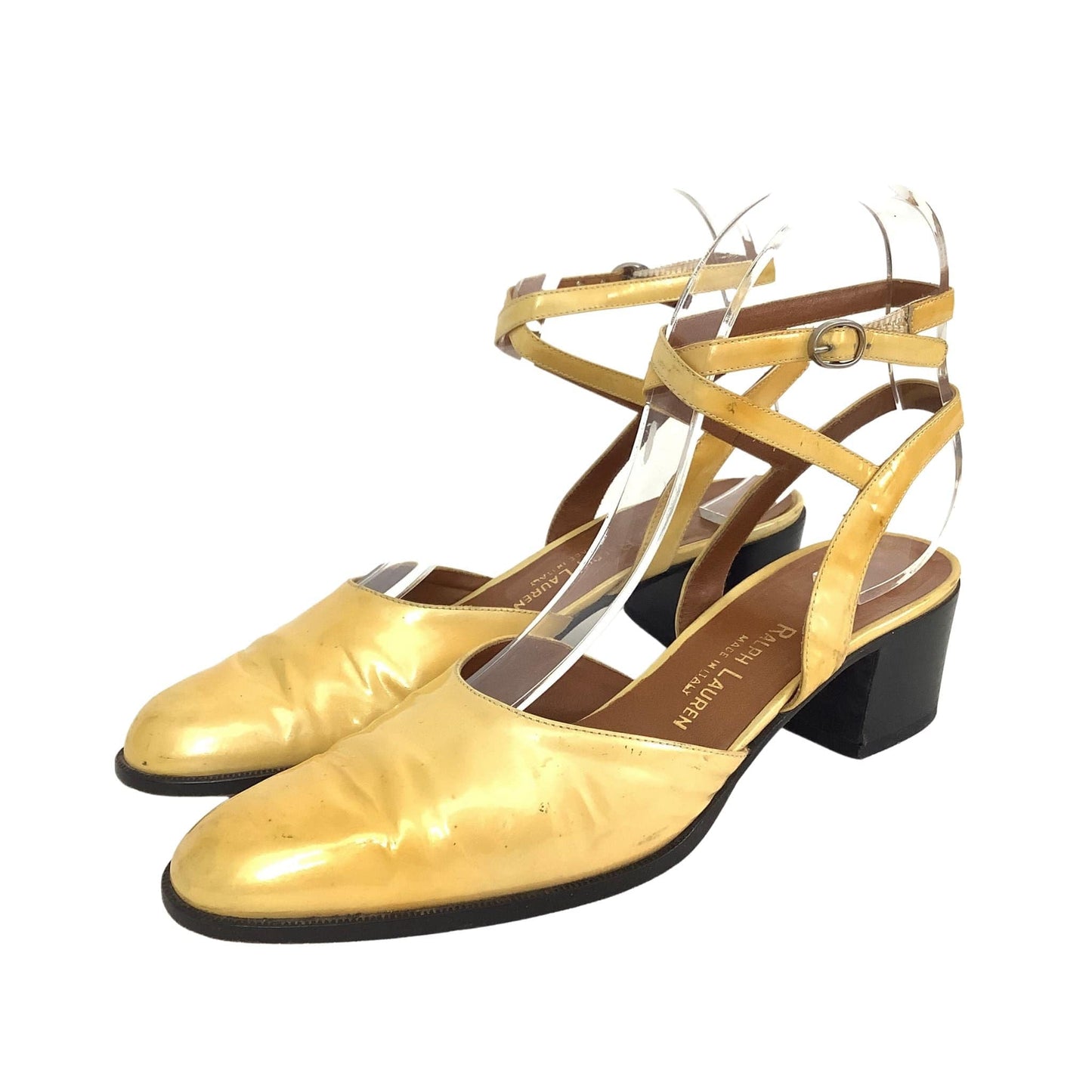 Ralph Lauren Yellow Heels