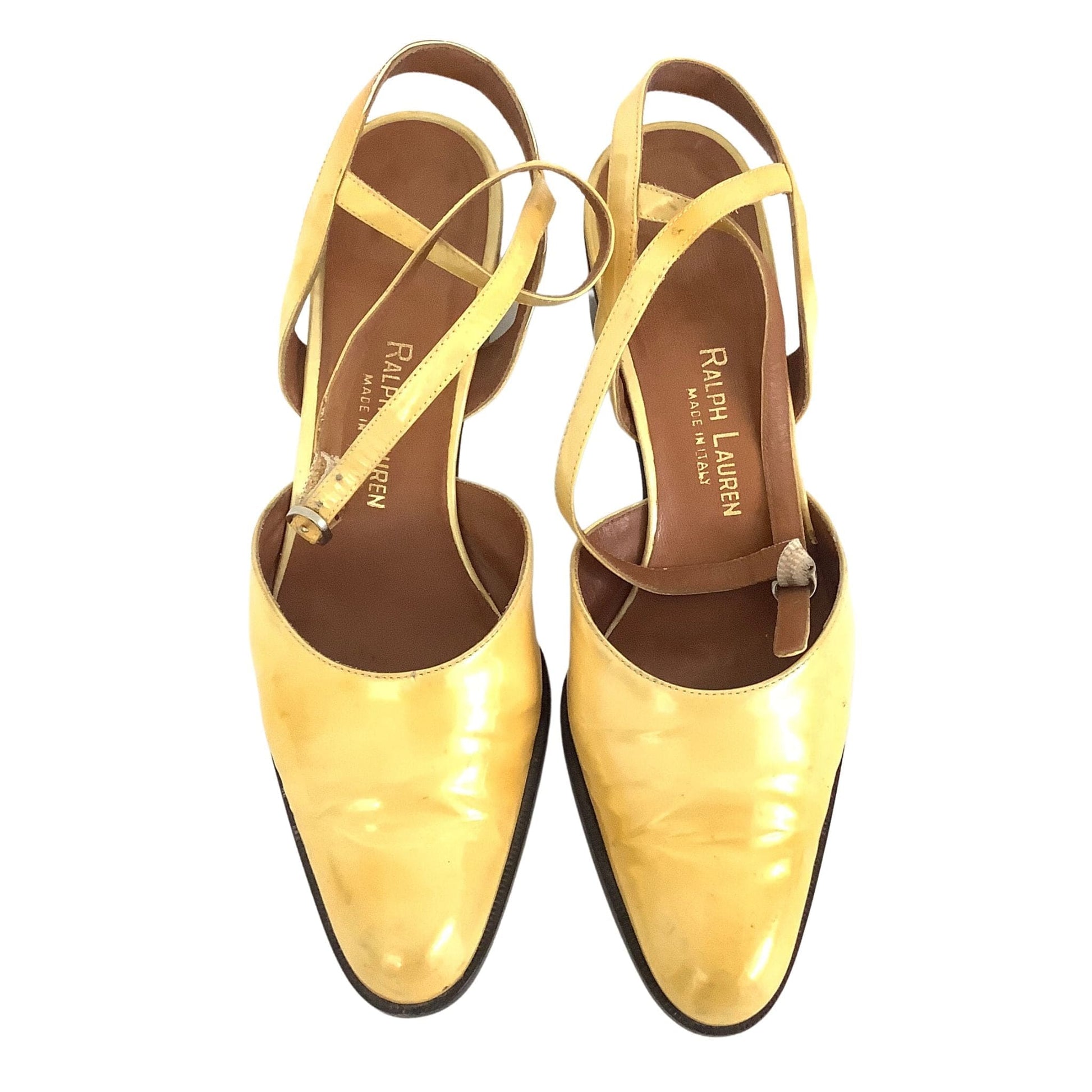 Ralph Lauren Yellow Heels