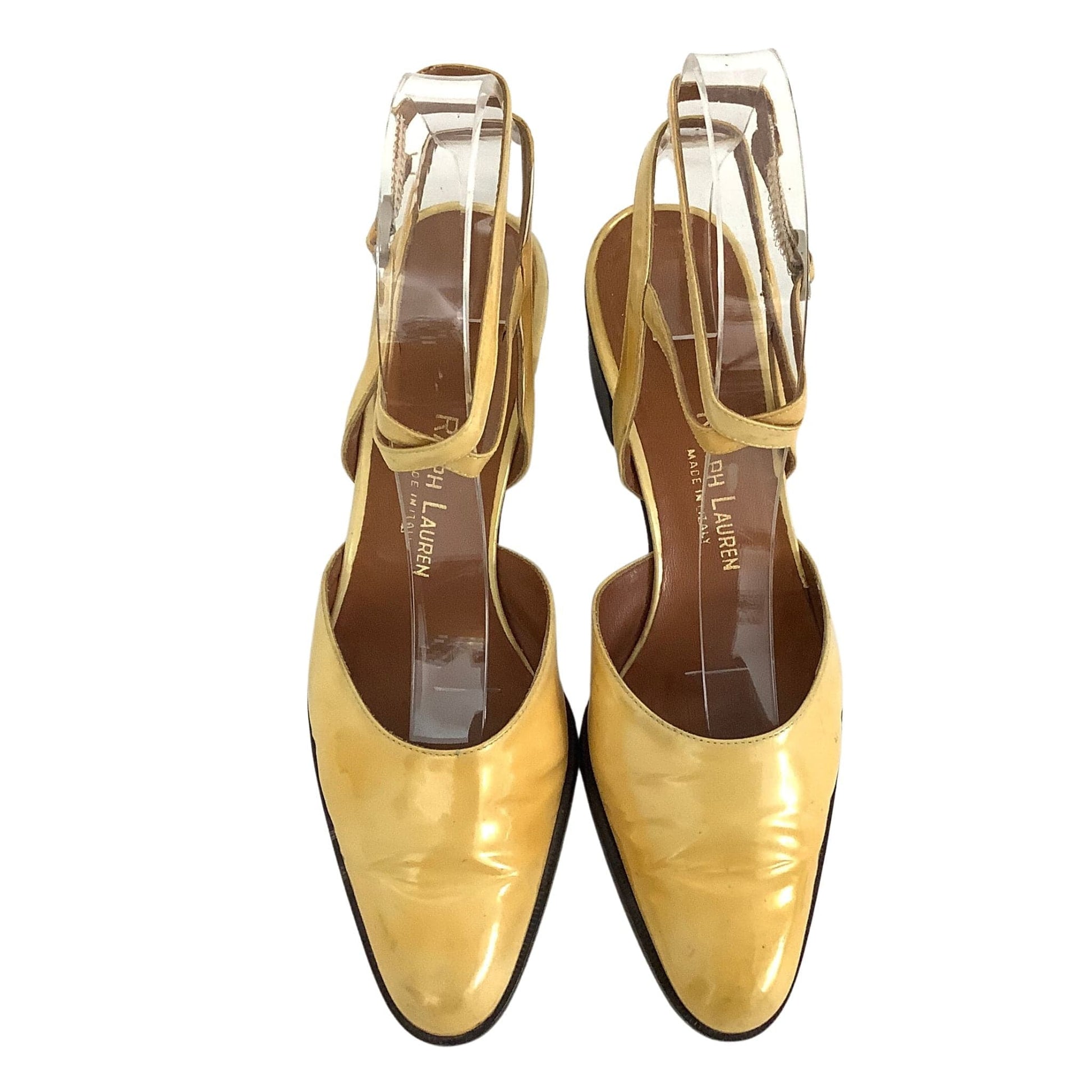 Ralph Lauren Yellow Heels