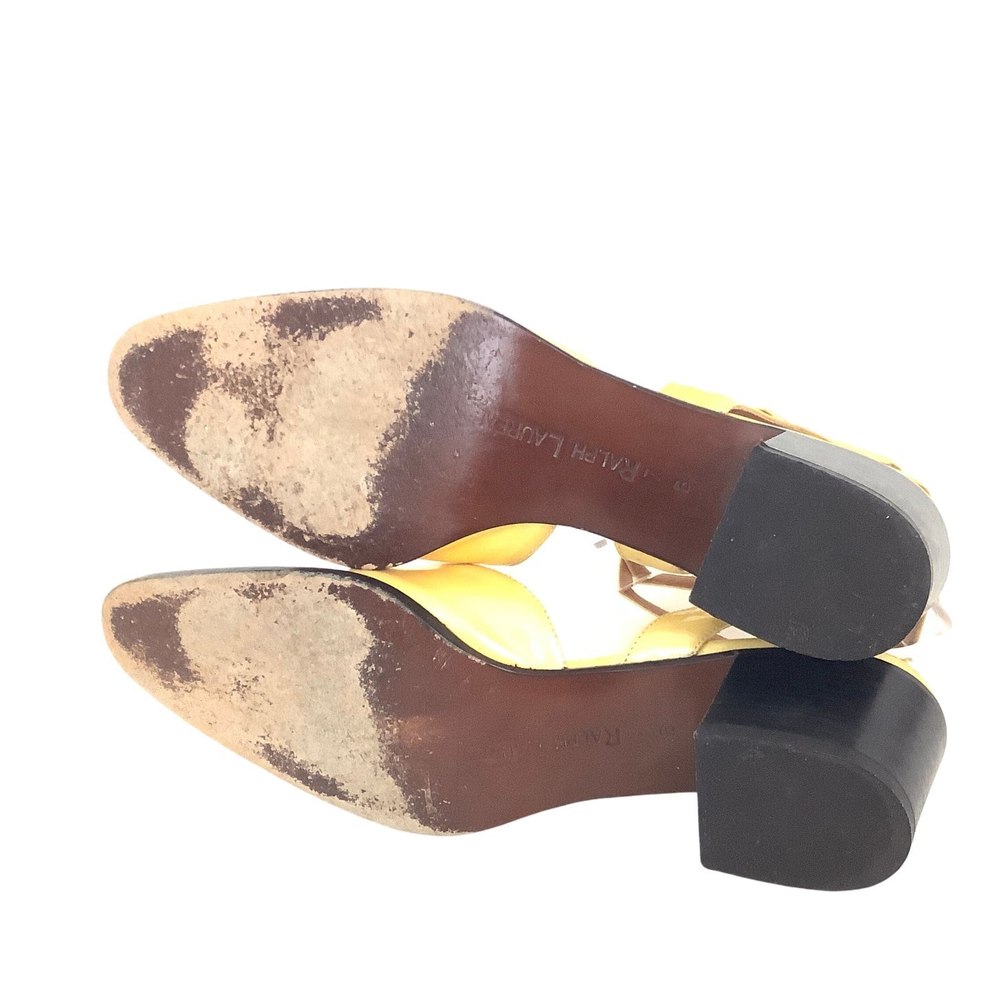 Ralph Lauren Yellow Heels