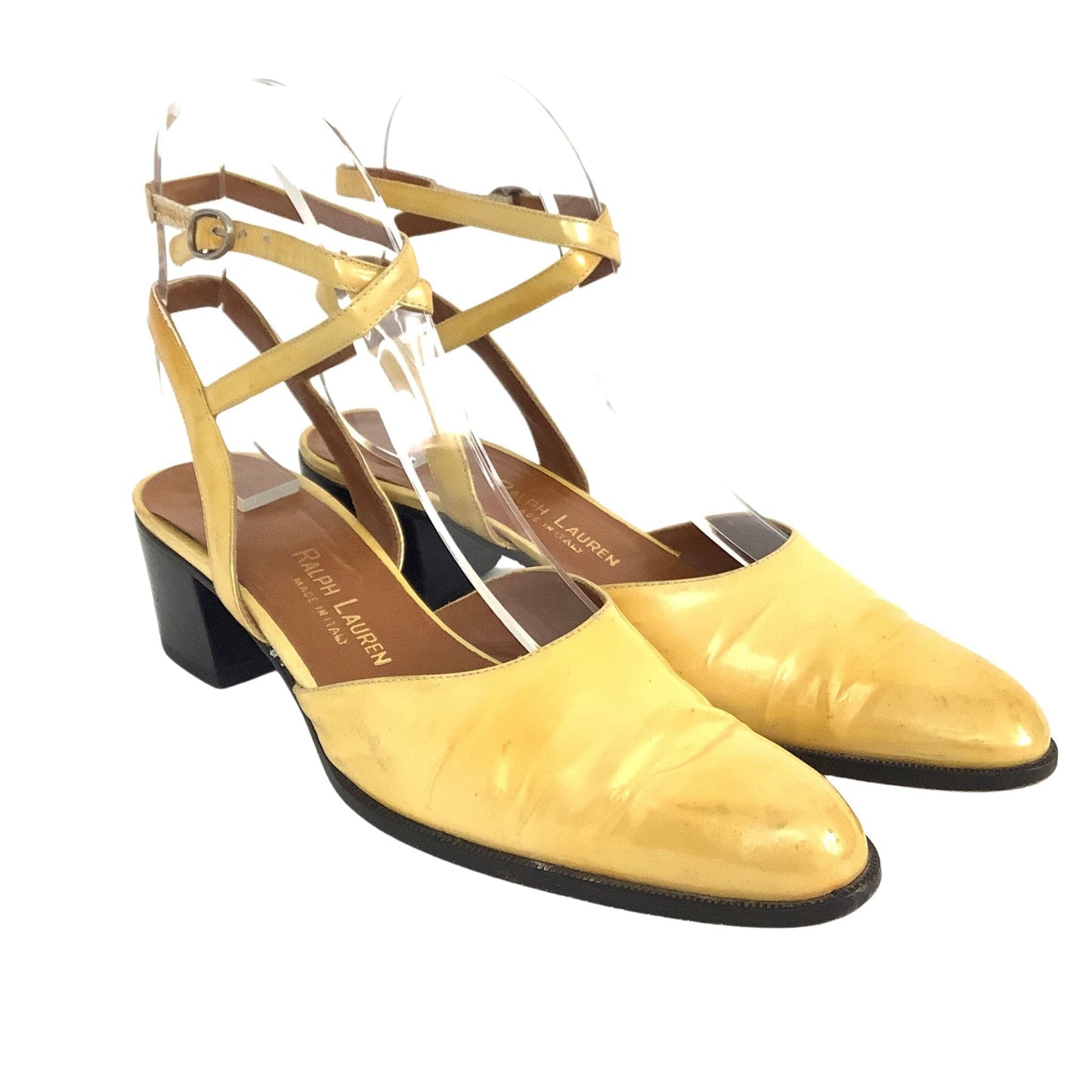 Ralph Lauren Yellow Heels