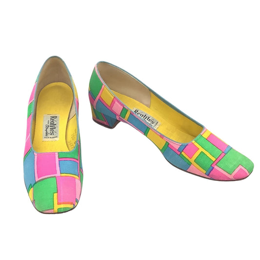 Realities Color Block Heels