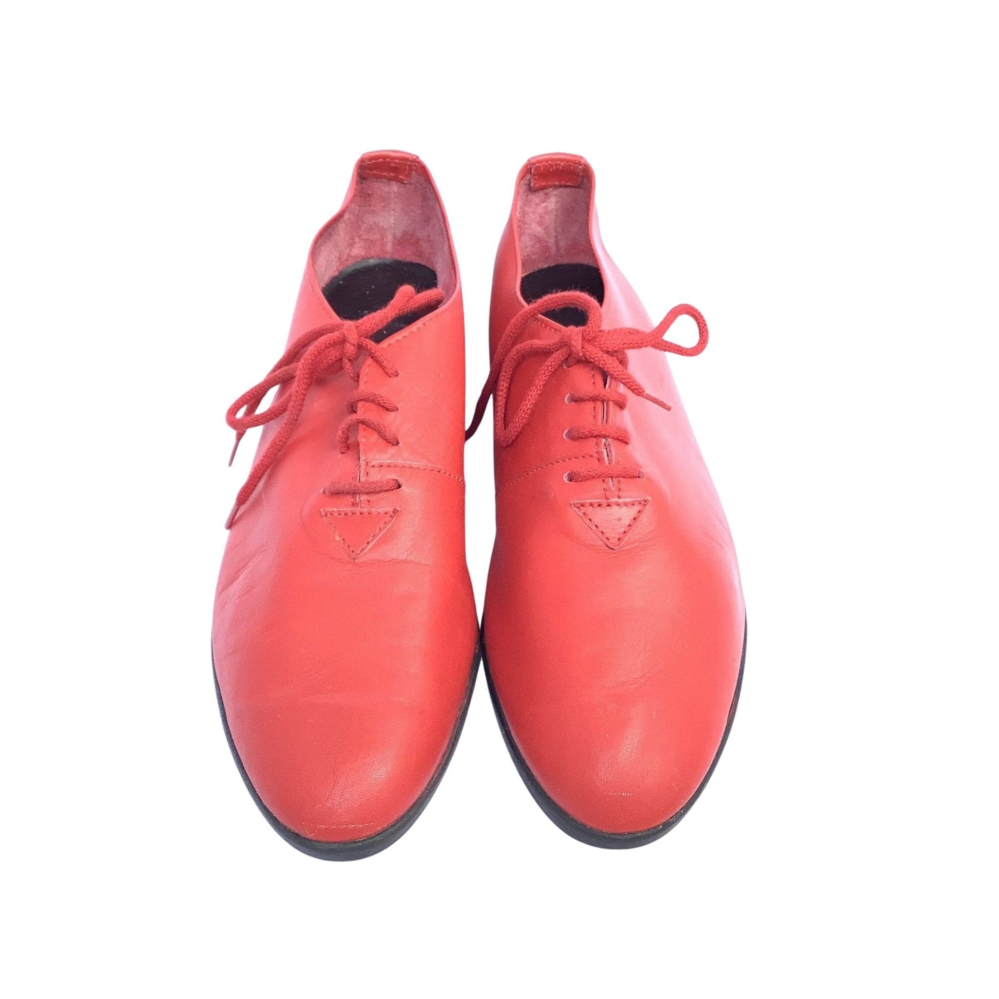 Red 1990s Flats
