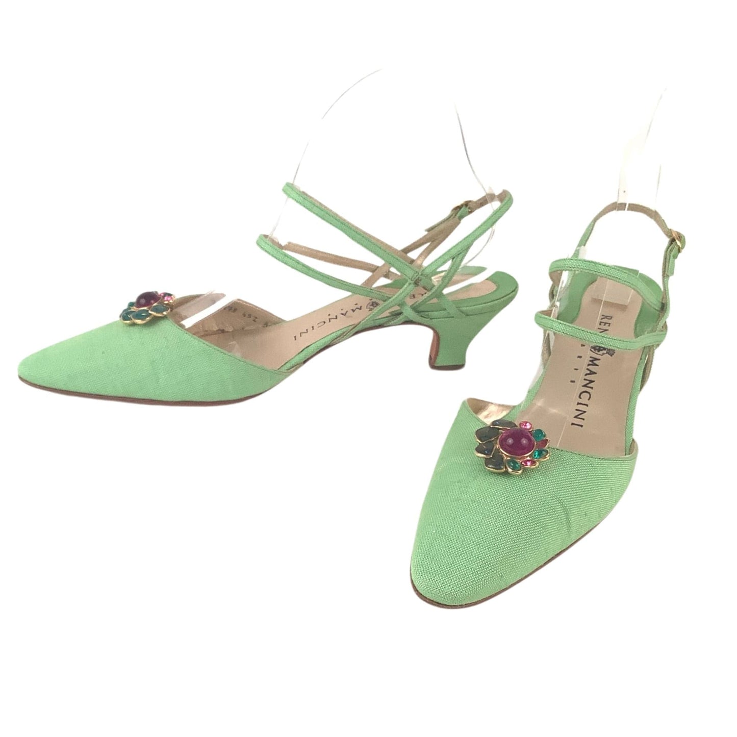 Rene Mancini Green Heels