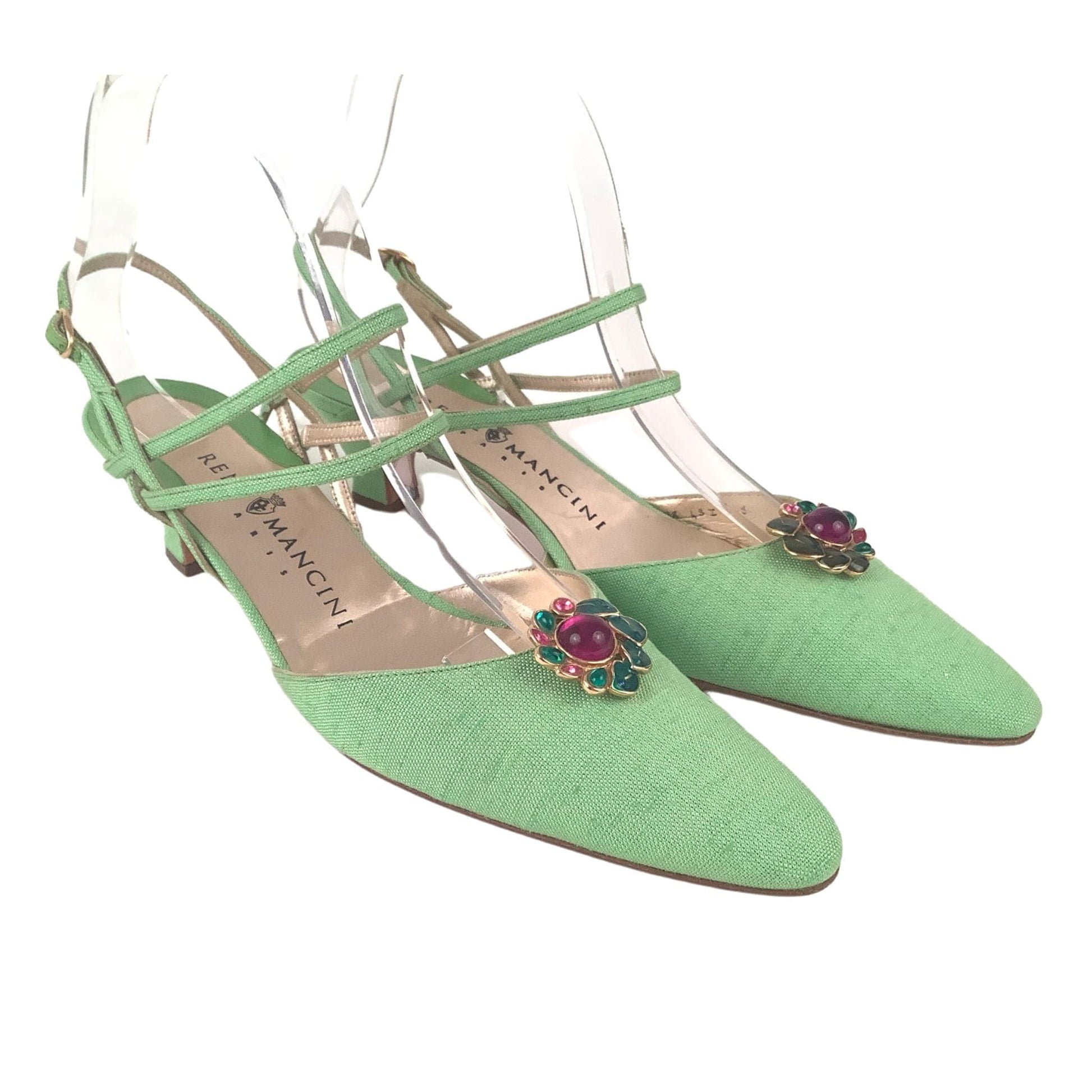 Rene Mancini Green Heels