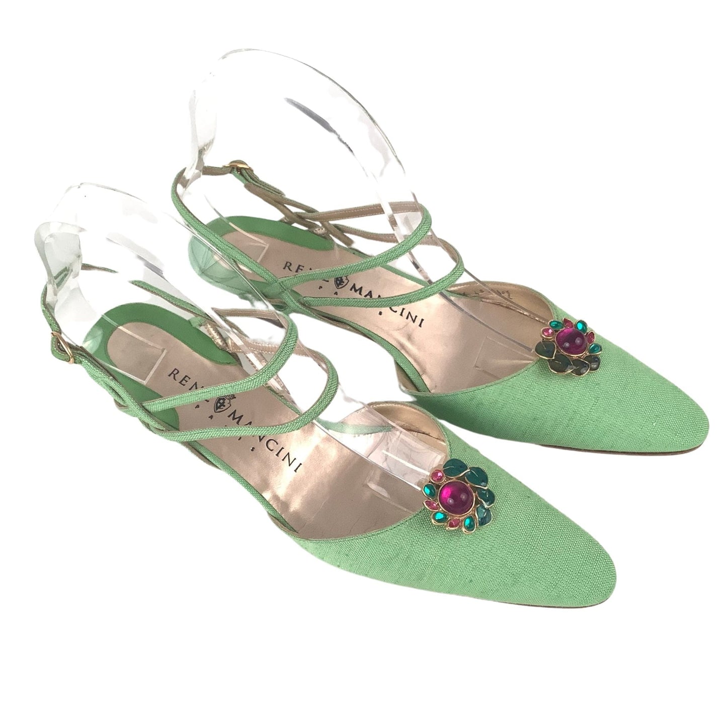 Rene Mancini Green Heels