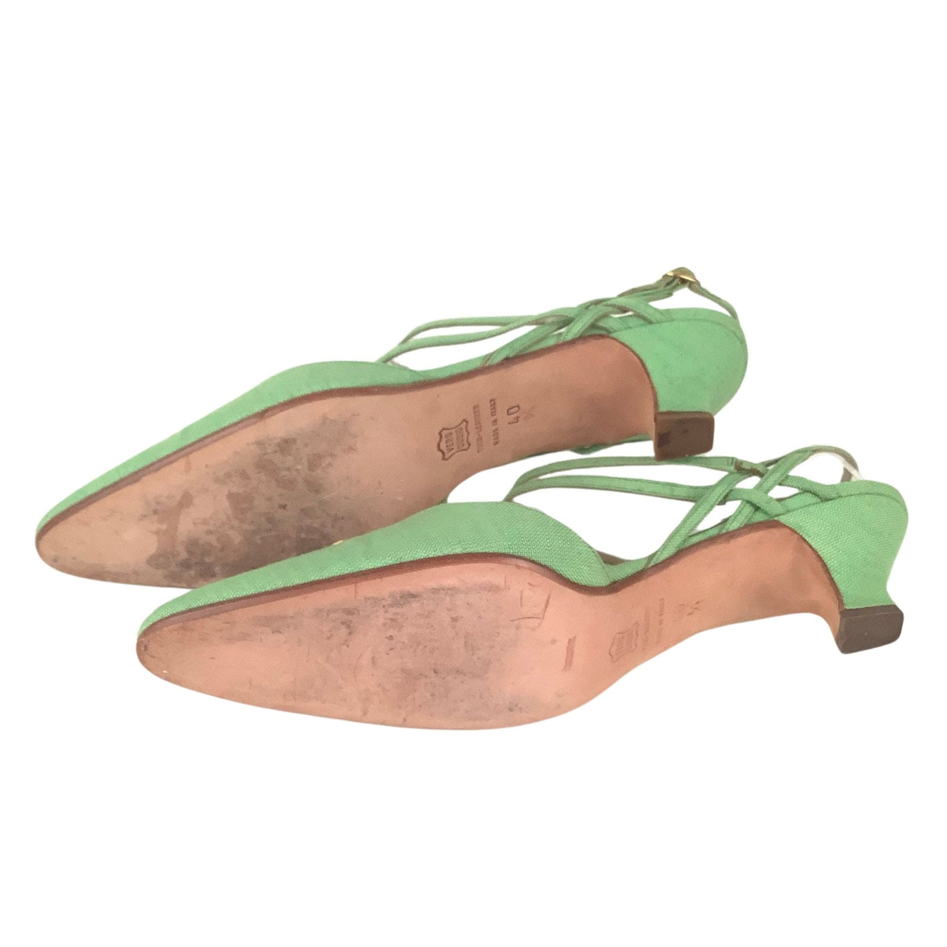 Rene Mancini Green Heels