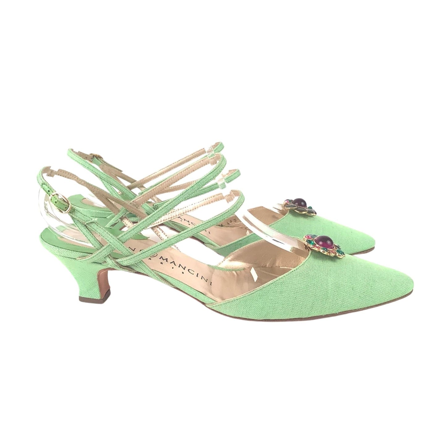 Rene Mancini Green Heels