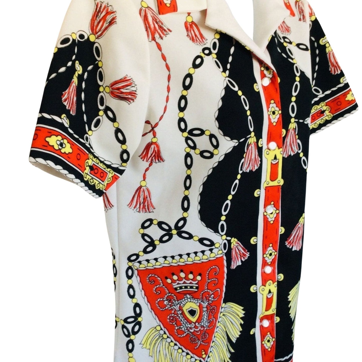 Retro Rockabilly Blouse - 1960s Hamilton 8 Dallas