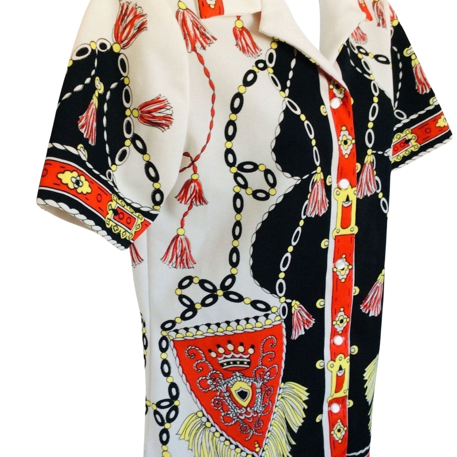 Retro Rockabilly Blouse - 1960s Hamilton 8 Dallas