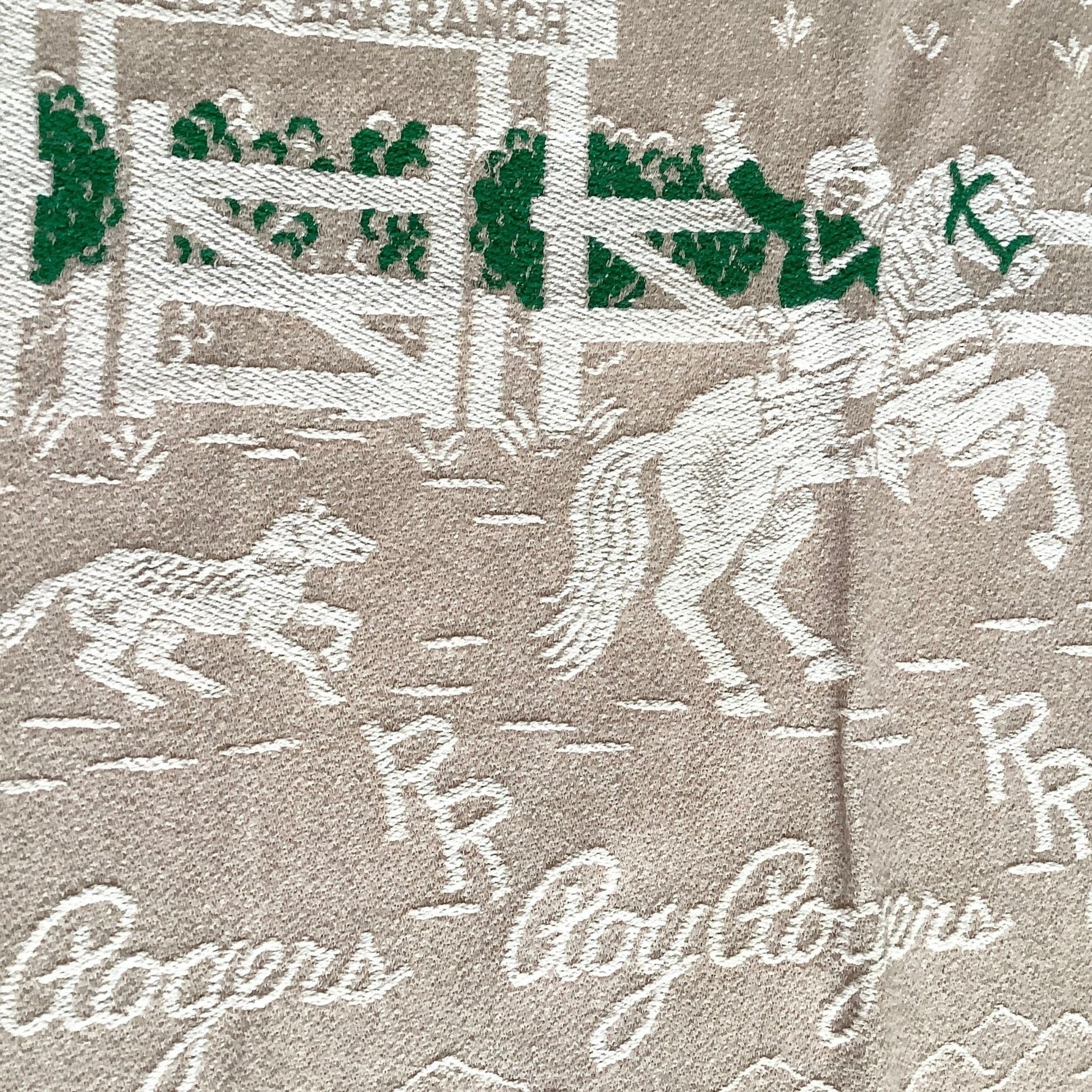Roy Rogers Curtain Multi / Cotton / Vintage 1950s