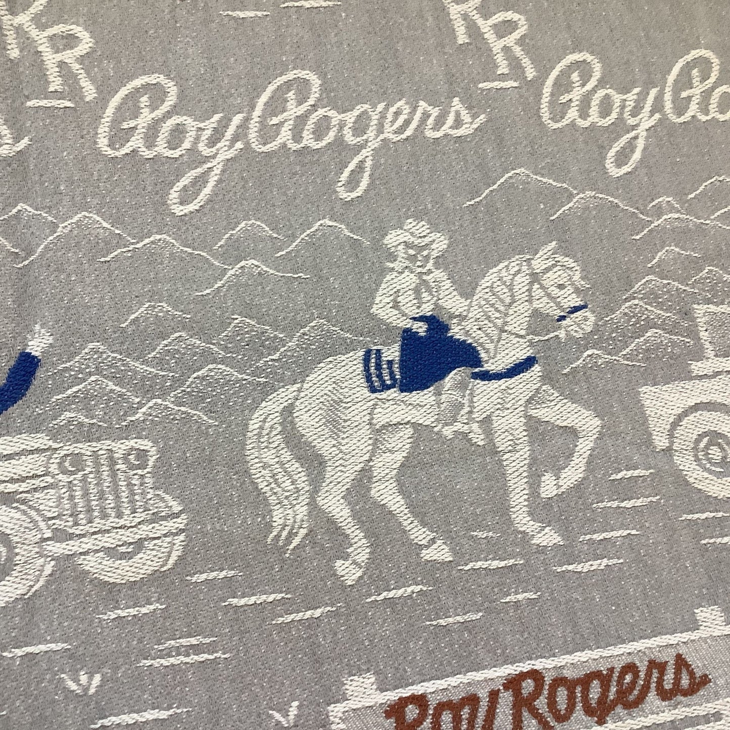 Roy Rogers Vintage Bedspread Multi / Cotton / Vintage 1950s