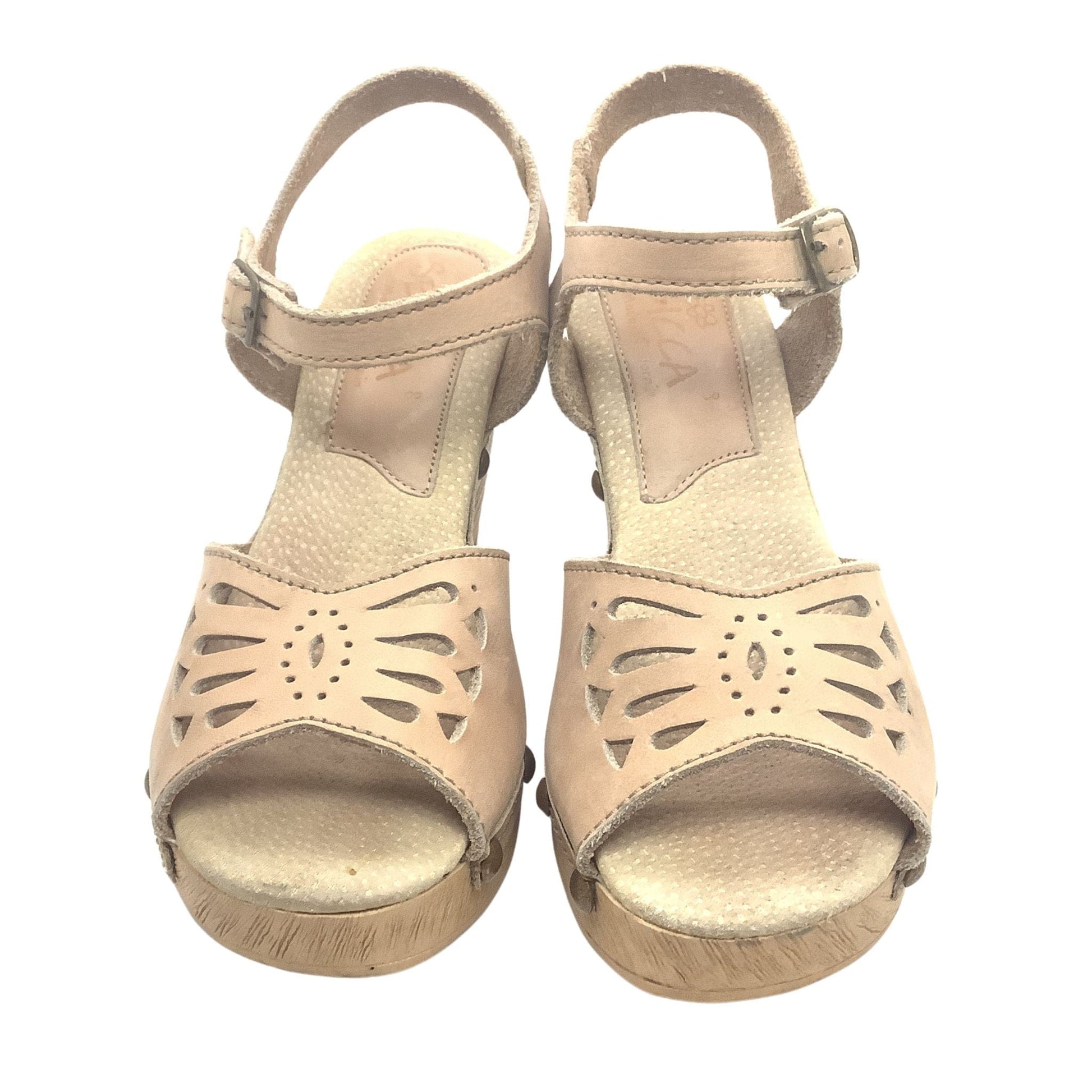 Sbicca 1970s Platform Heels - Bohemian Hand-Made Footwear