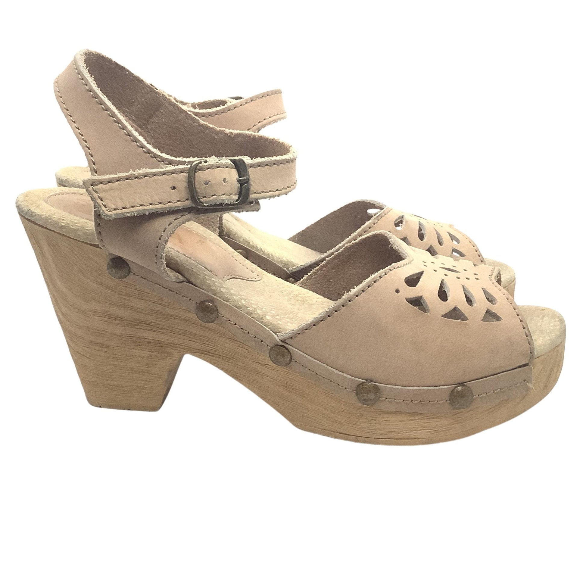 Sbicca 1970s Platform Heels - Bohemian Hand-Made Footwear