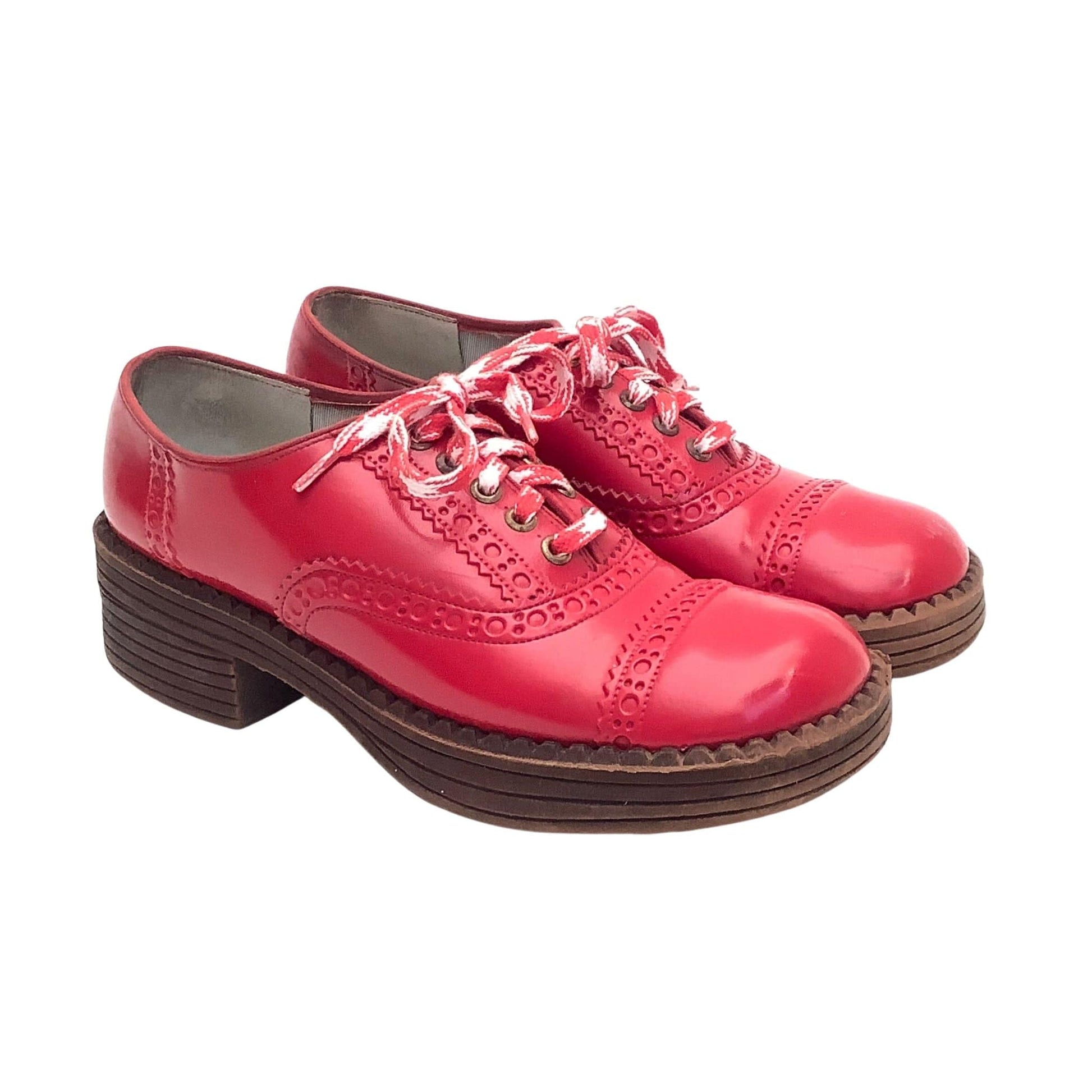 Sears Chunky Red Brogues