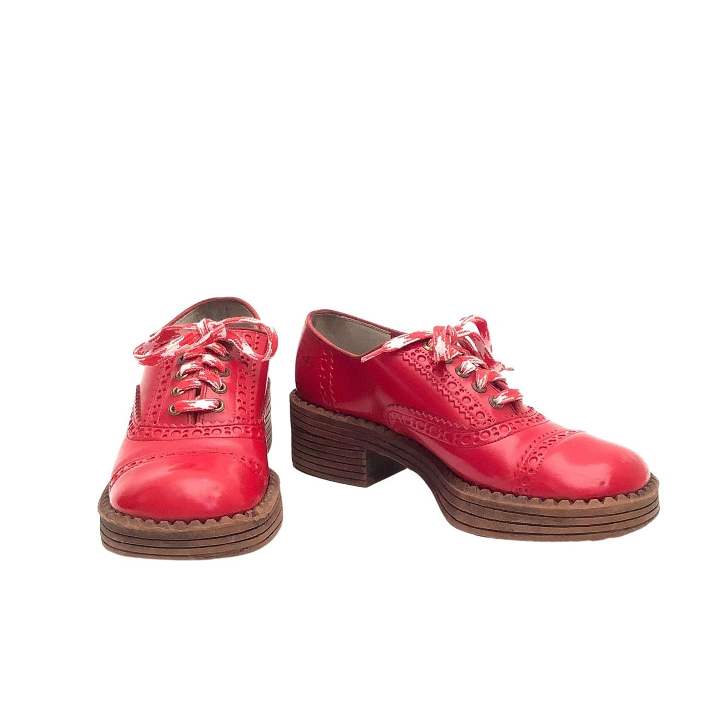 Sears Chunky Red Brogues