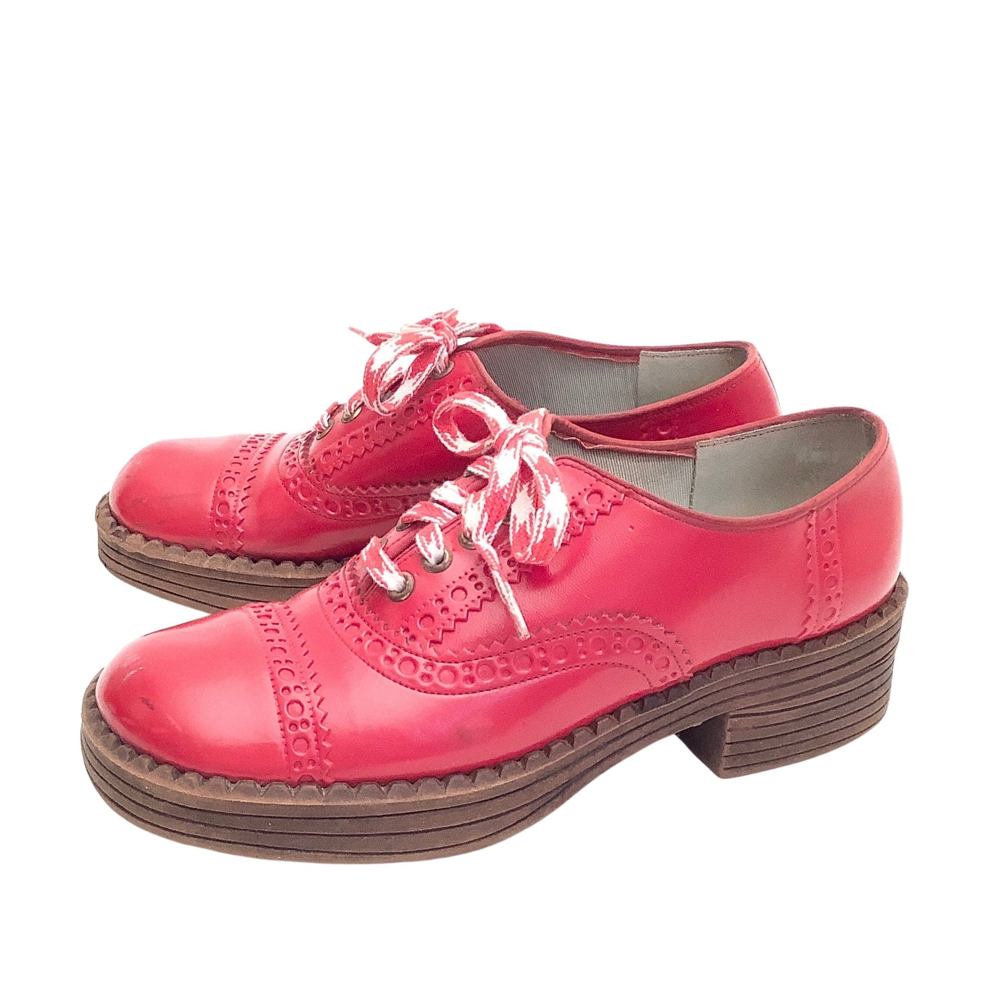 Sears Chunky Red Brogues