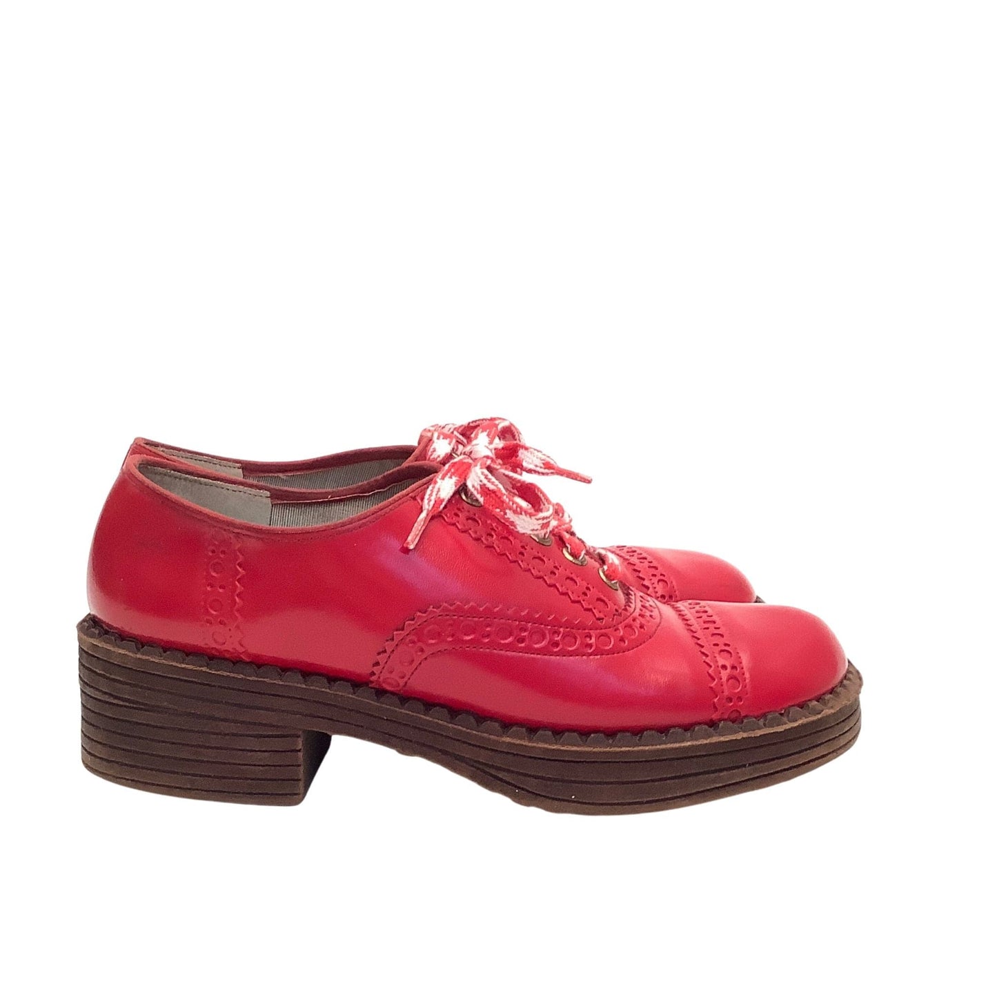 Sears Chunky Red Brogues