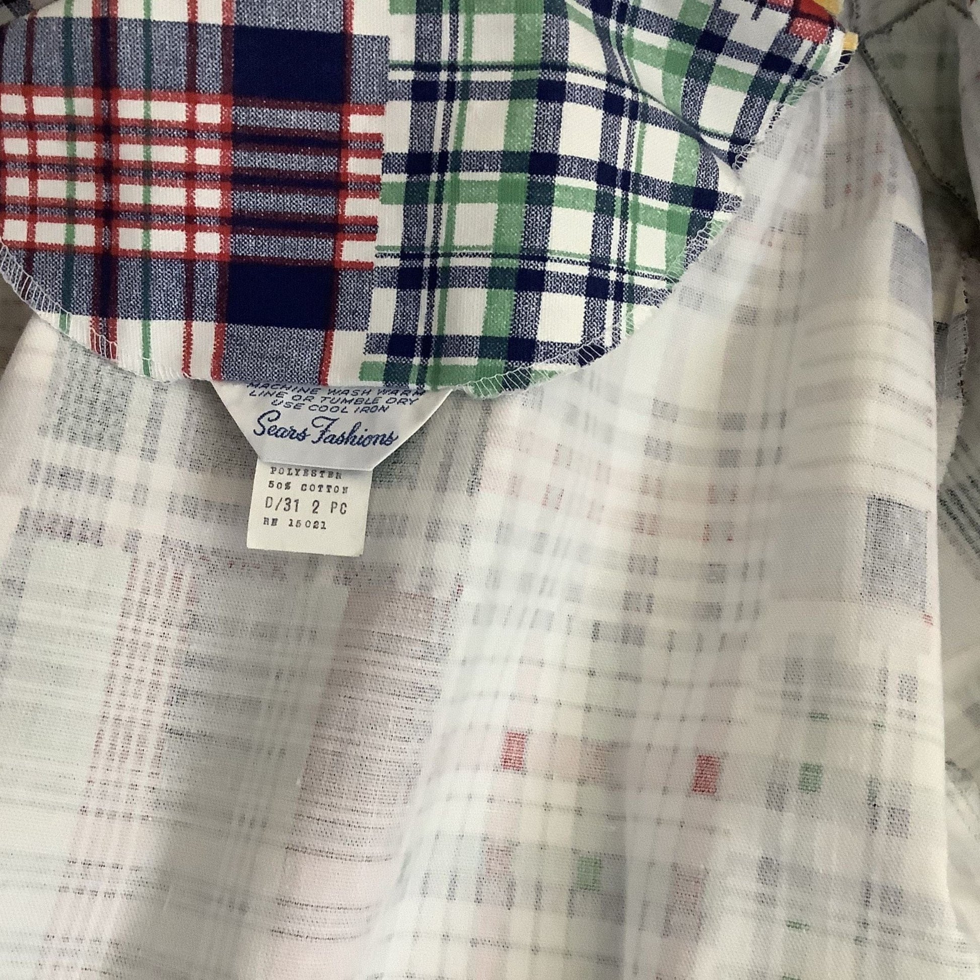 Sears Plaid Blazer
