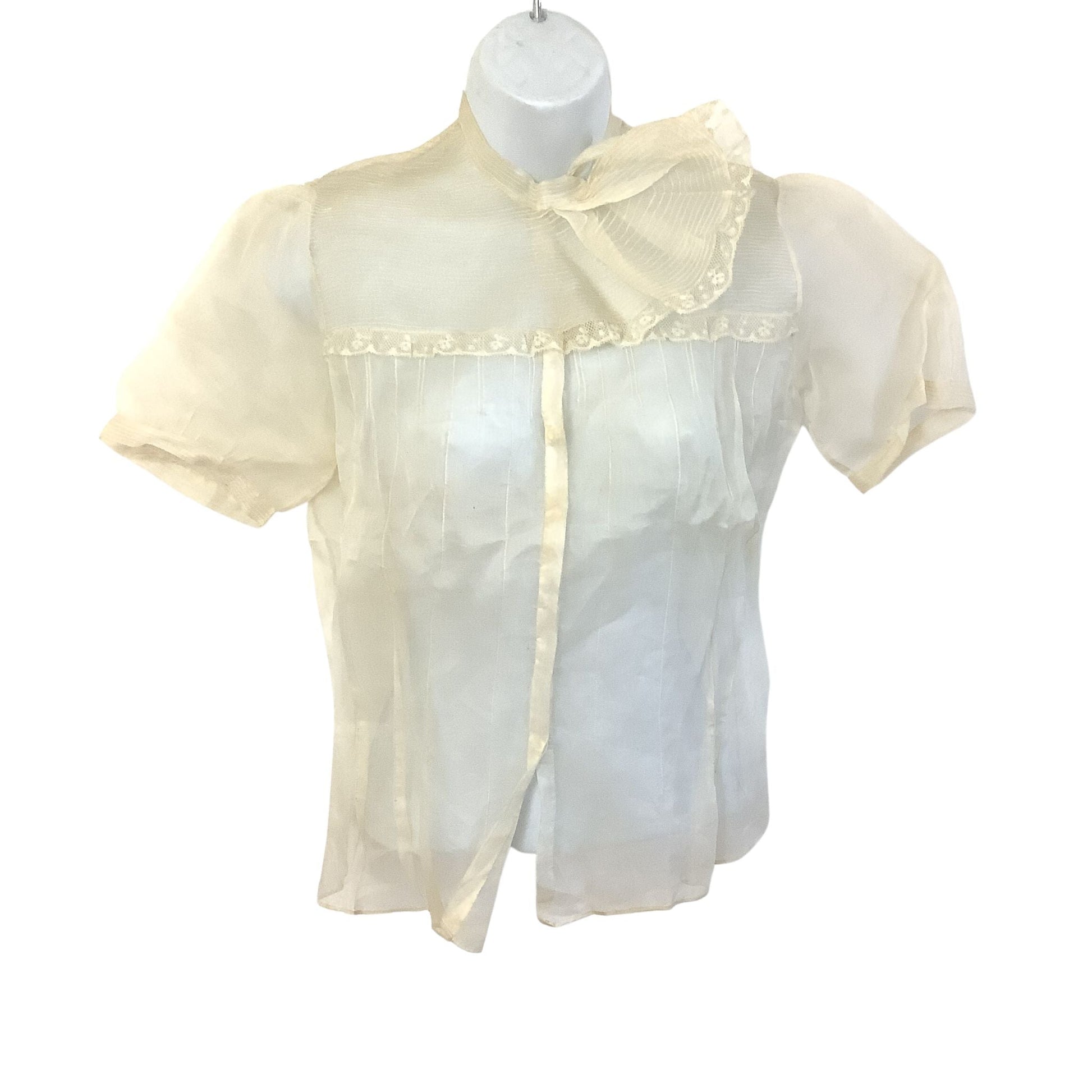 1920s French Silk Blouse - Hand Embroidered | Robinson's