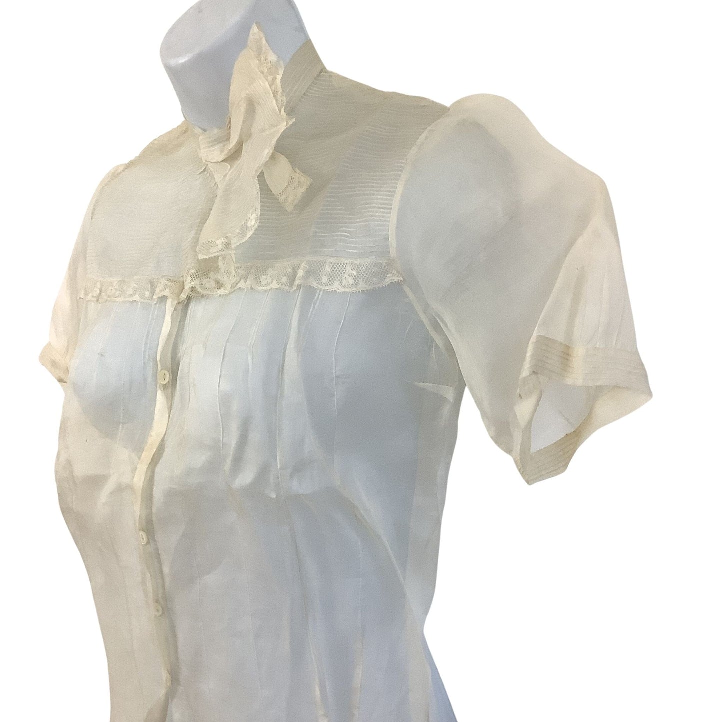 1920s French Silk Blouse - Hand Embroidered | Robinson's