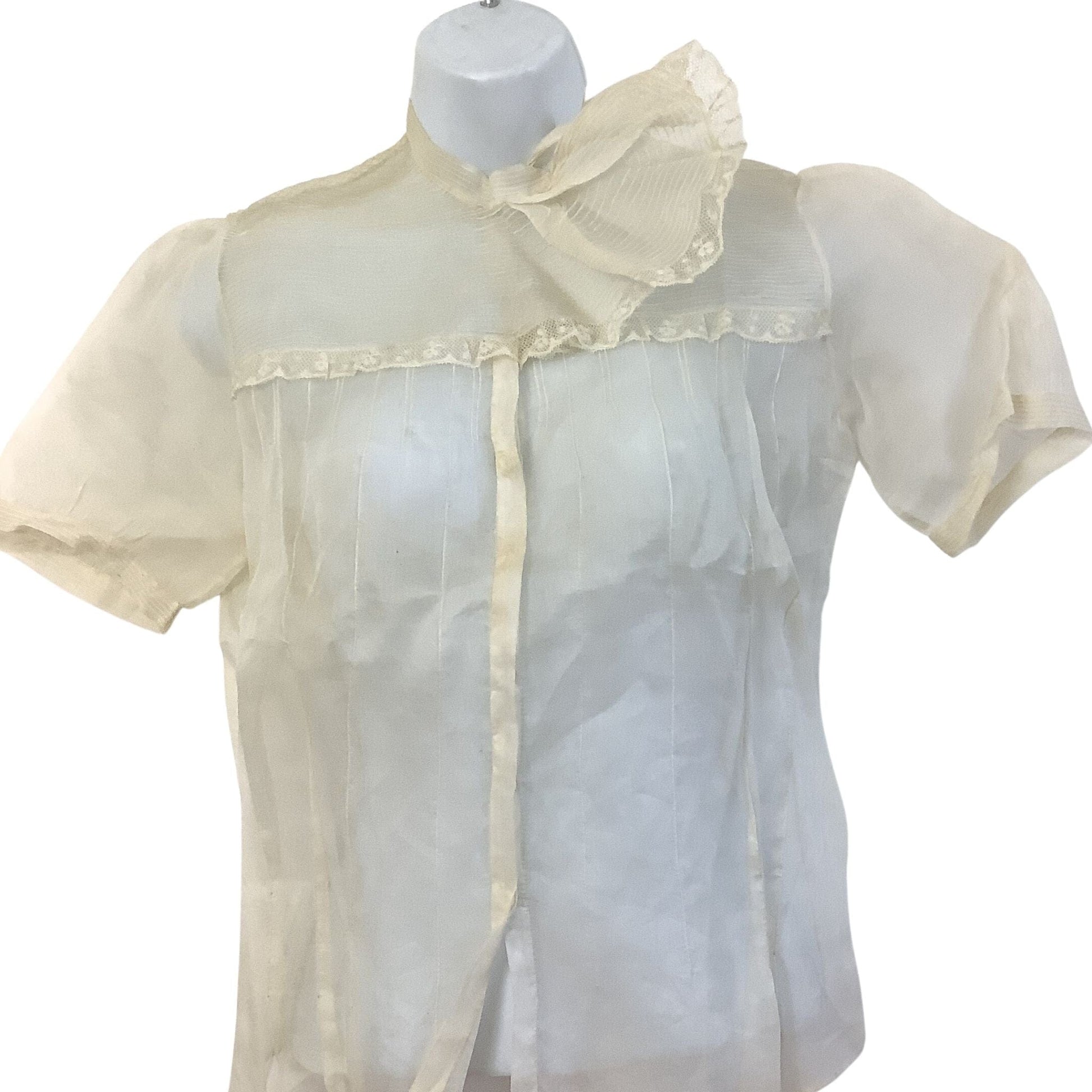 1920s French Silk Blouse - Hand Embroidered | Robinson's