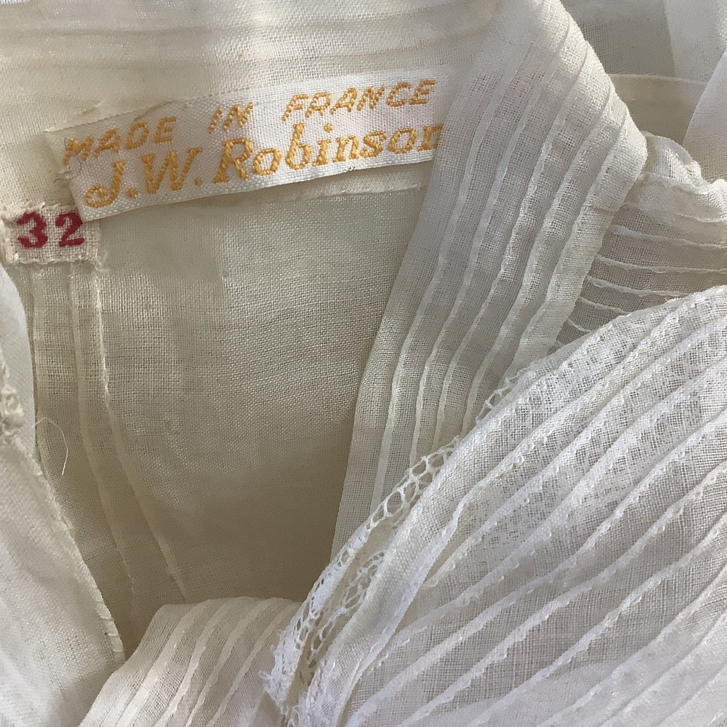 1920s French Silk Blouse - Hand Embroidered | Robinson's