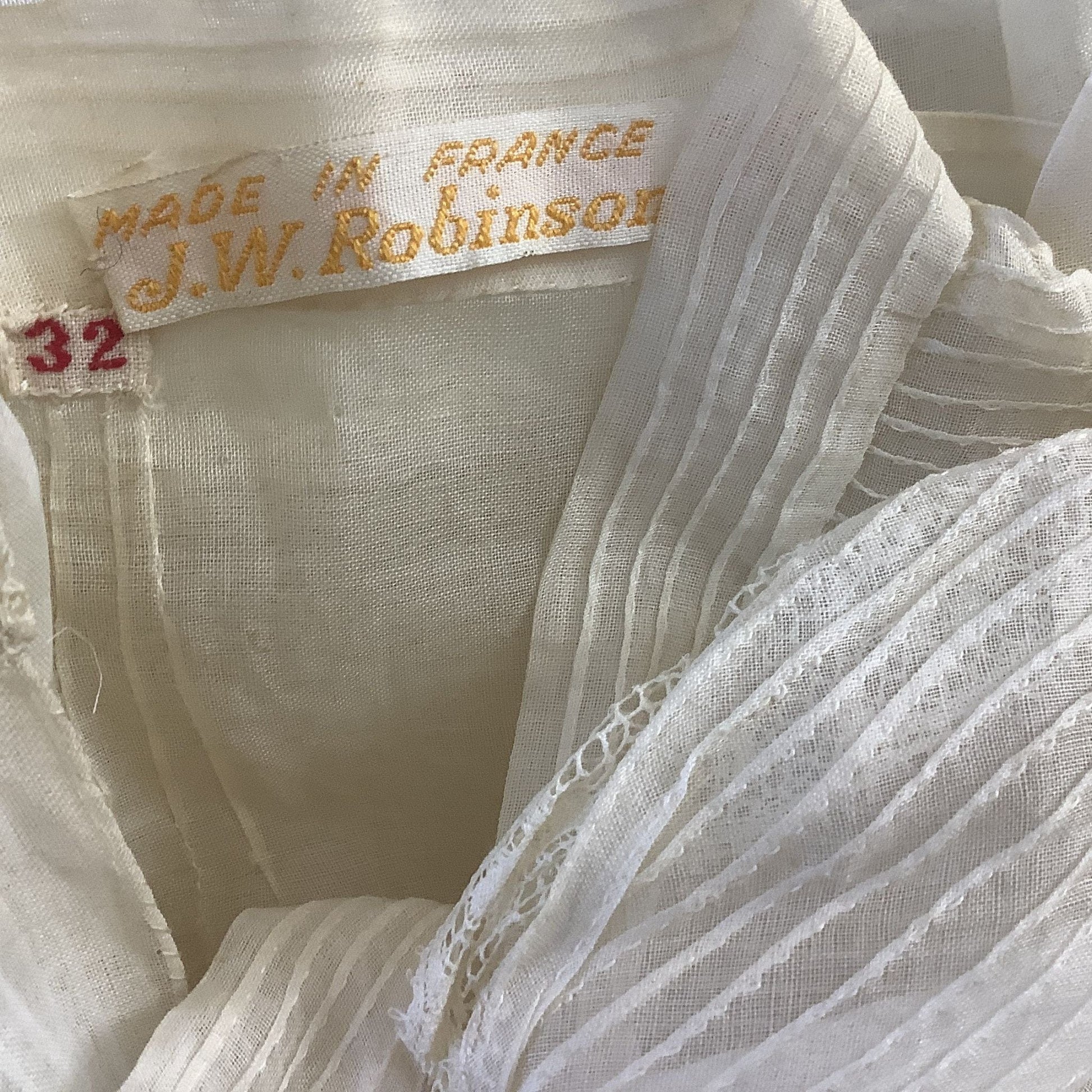 1920s French Silk Blouse - Hand Embroidered | Robinson's