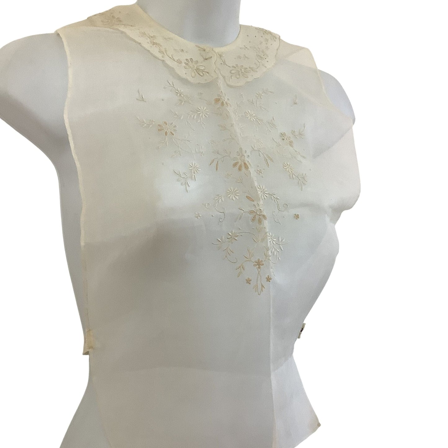 1920s French Silk Blouse - Hand Embroidered | Robinson's