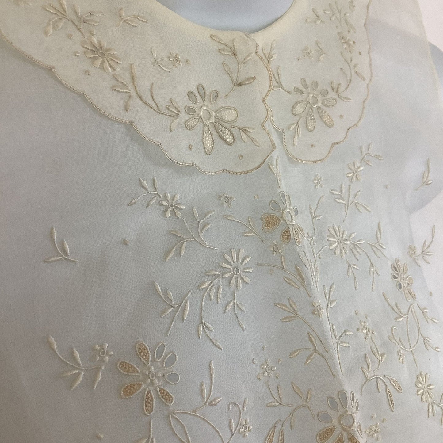 1920s French Silk Blouse - Hand Embroidered | Robinson's