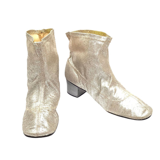 Silver GoGo Booties