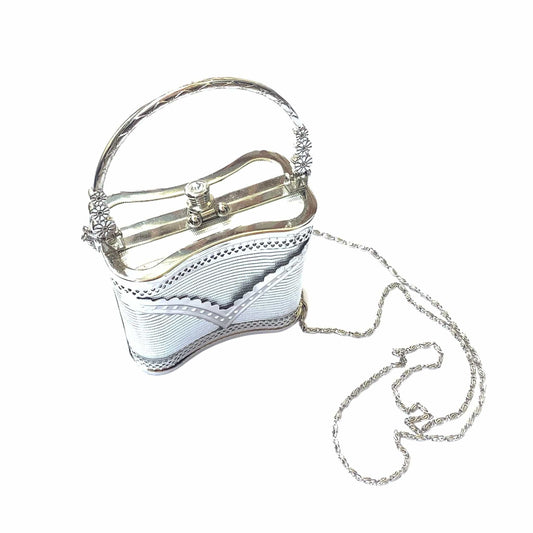 Silver Metal Handbag