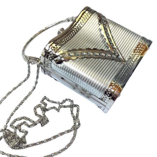 Silver Metal Handbag