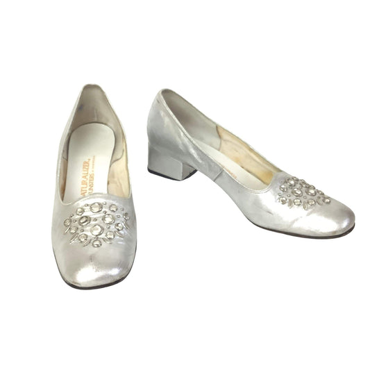 Silver Pump Shoes