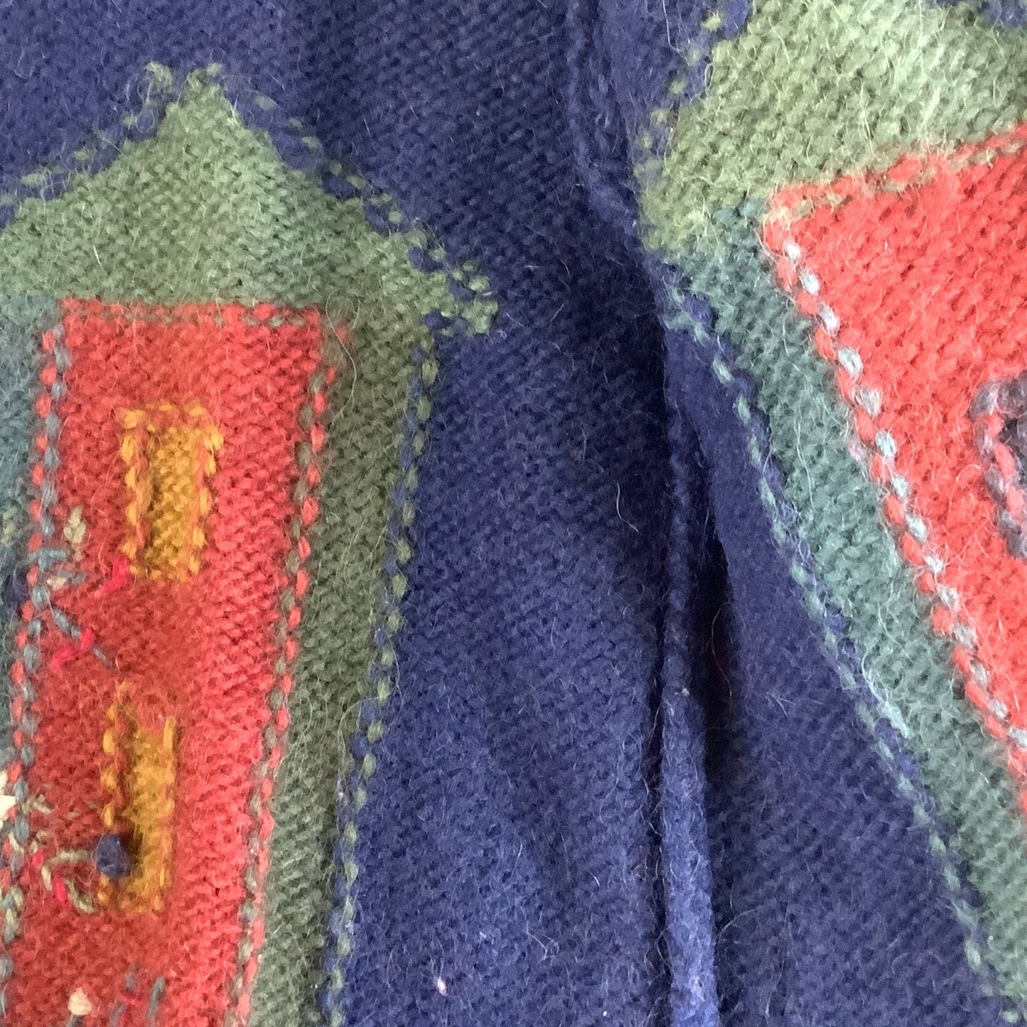 Sirogojno Wool Sweater Medium / Multi / Vintage 1980s