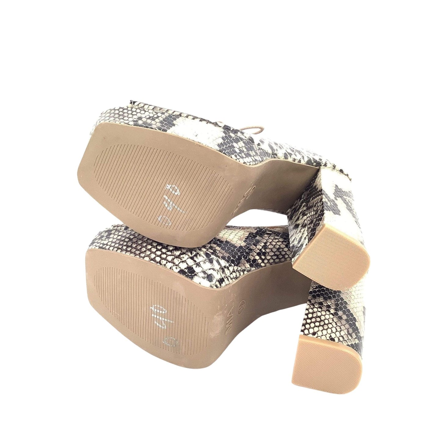 Snake Print Platform Shoes