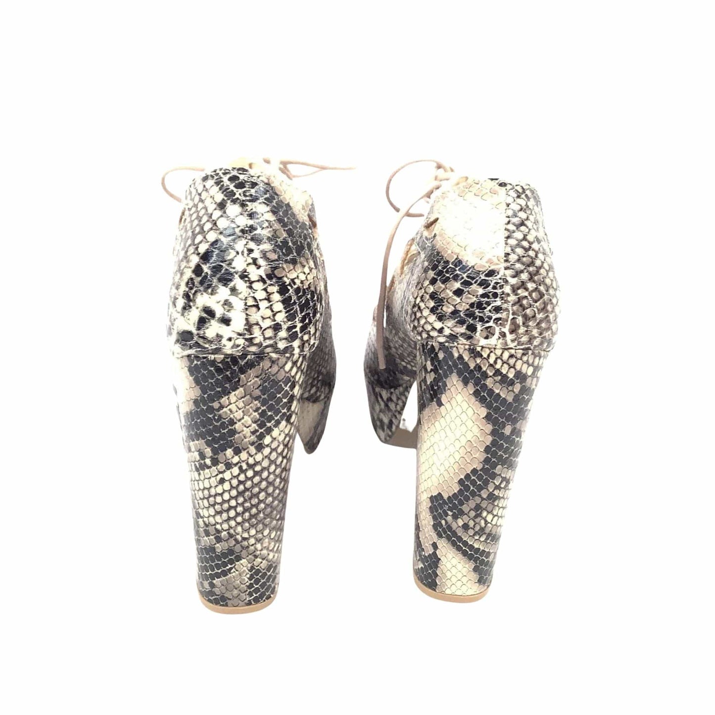 Snake Print Platform Shoes