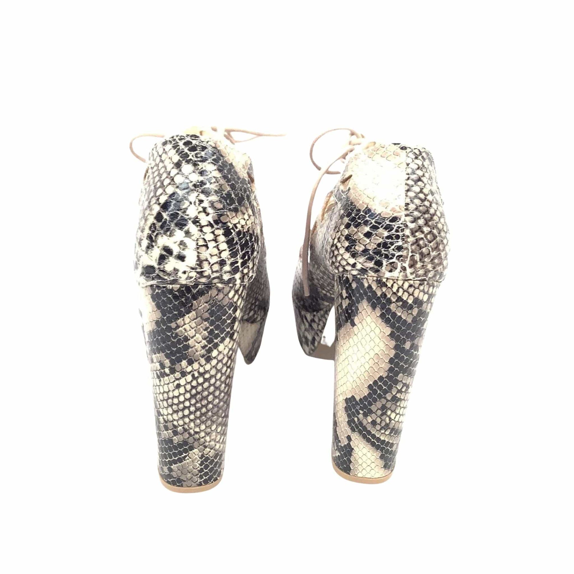 Snake Print Platform Shoes