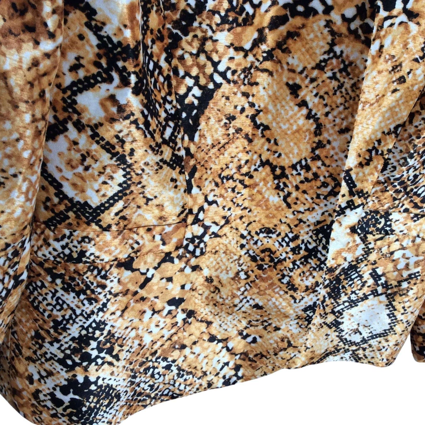 Snake Print Vintage Blazer