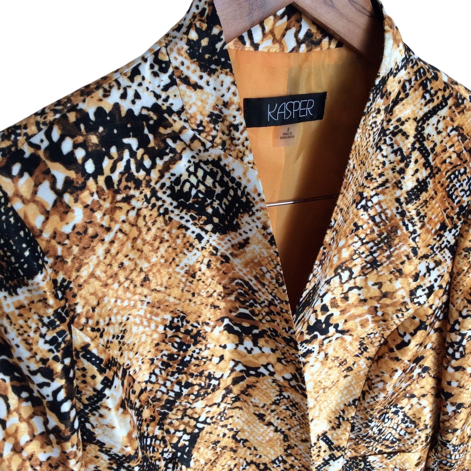 Snake Print Vintage Blazer