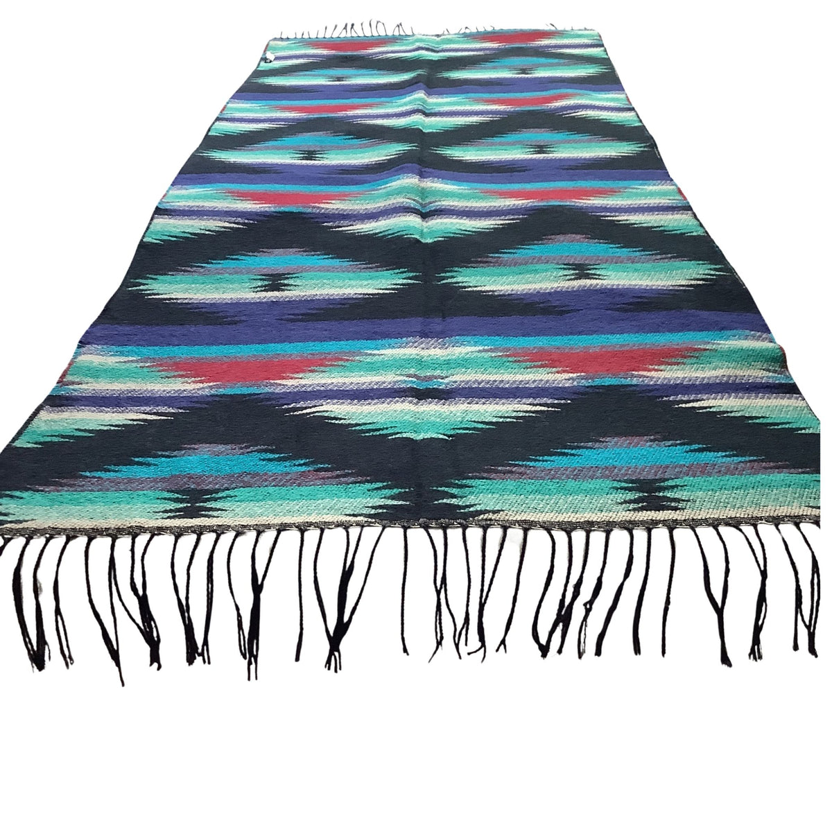 Southwestern blue shawl