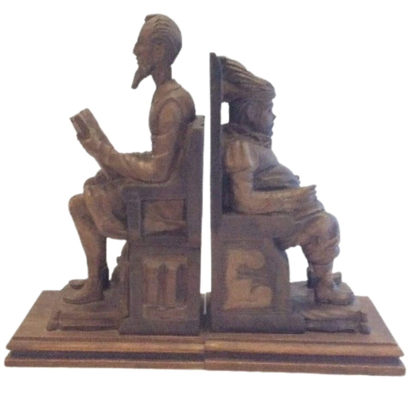 Spanish Figural Bookends