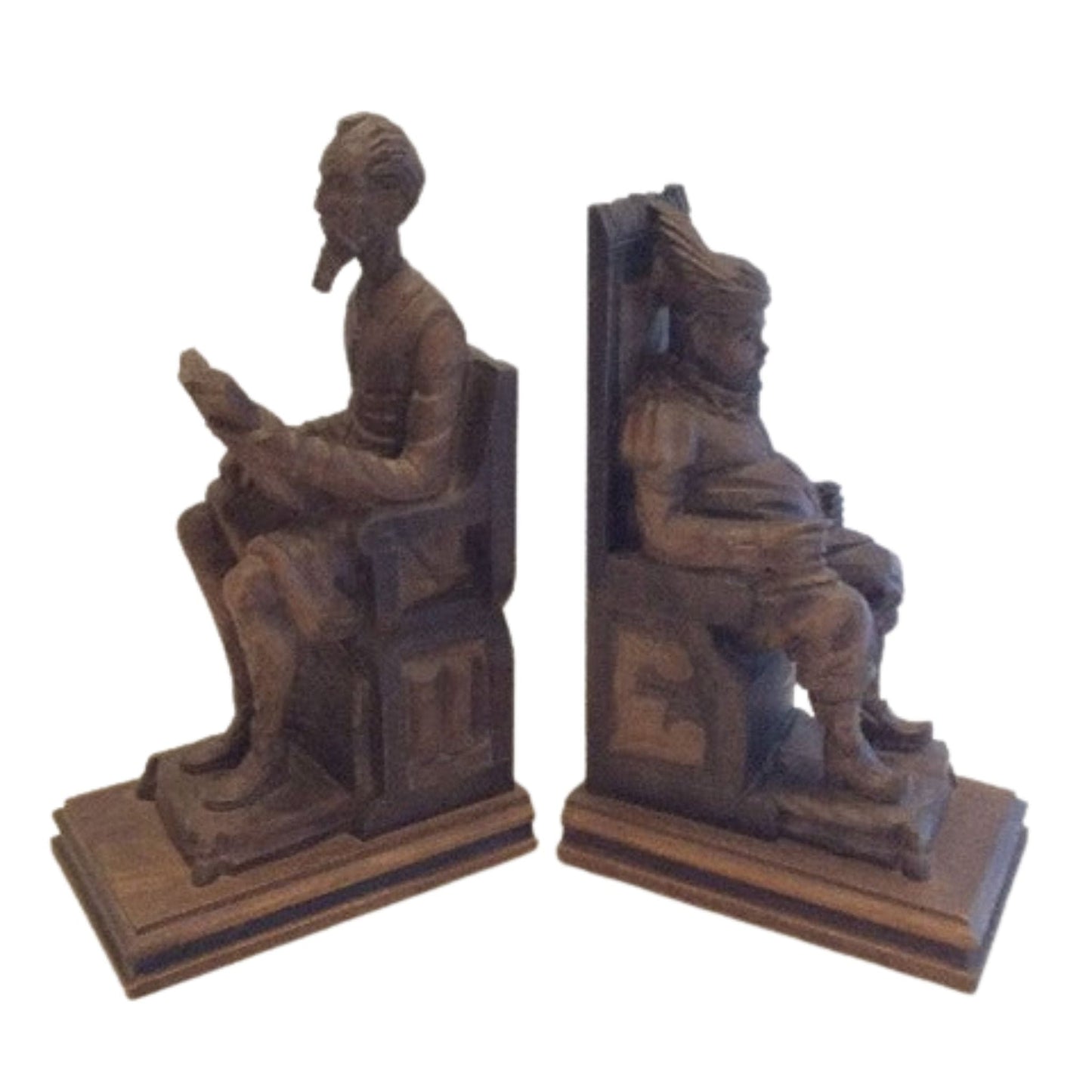 Spanish Figural Bookends