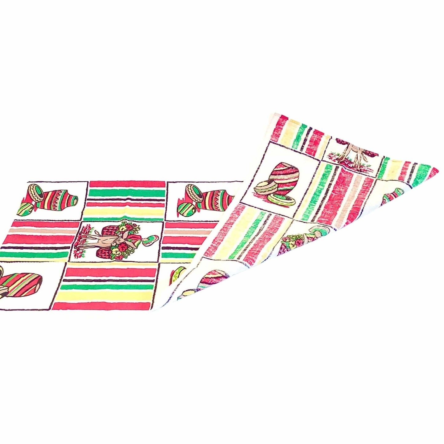 Spanish Revival Cotton Table Runner 