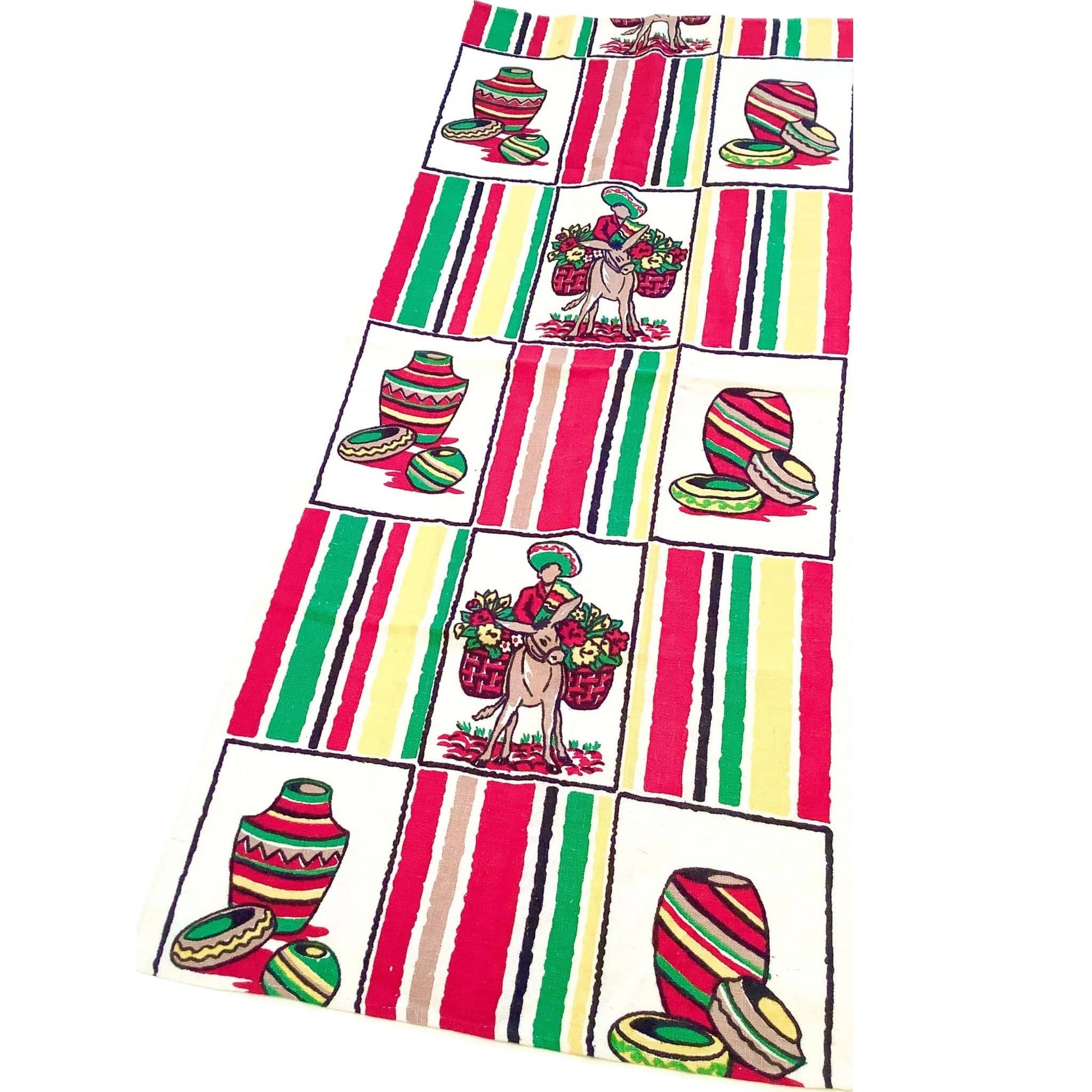 Spanish Revival Cotton Table Runner