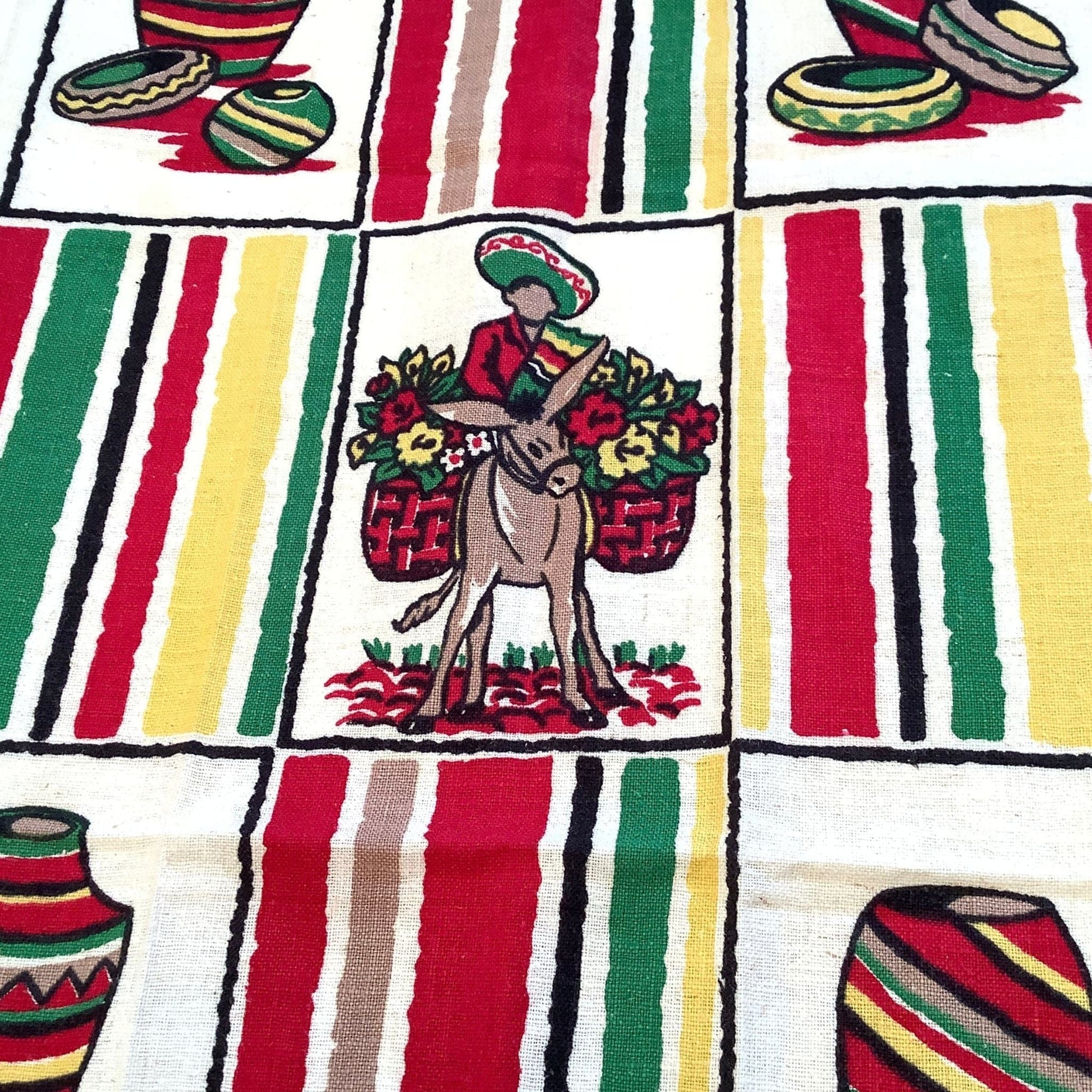 Spanish Revival Cotton Table Runner