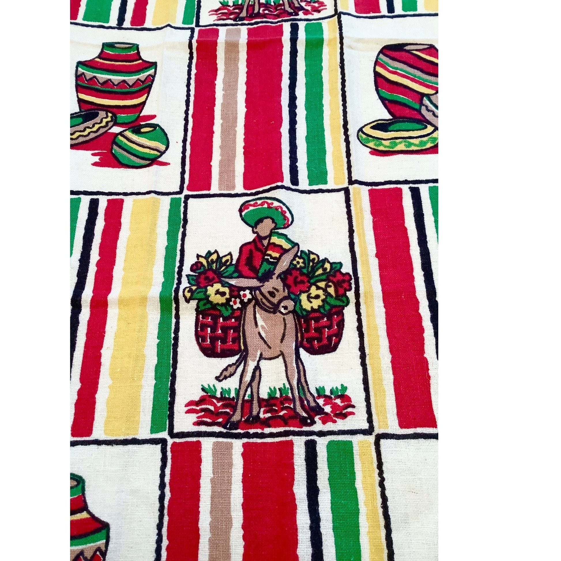 Spanish Revival Cotton Table Runner