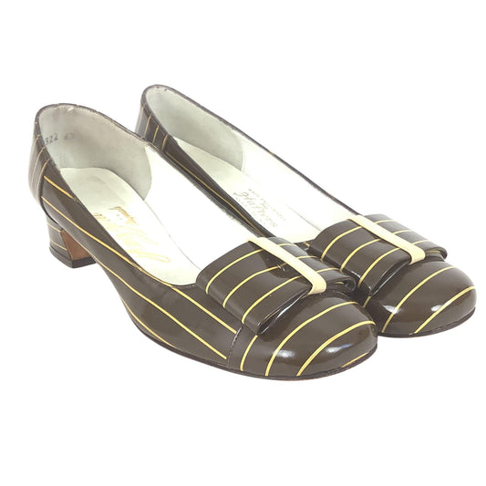Striped 1960s Heels